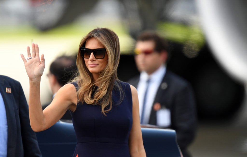Melania Trump – esposa inteligente e bonita do 45 presidente dos Estados Unidos