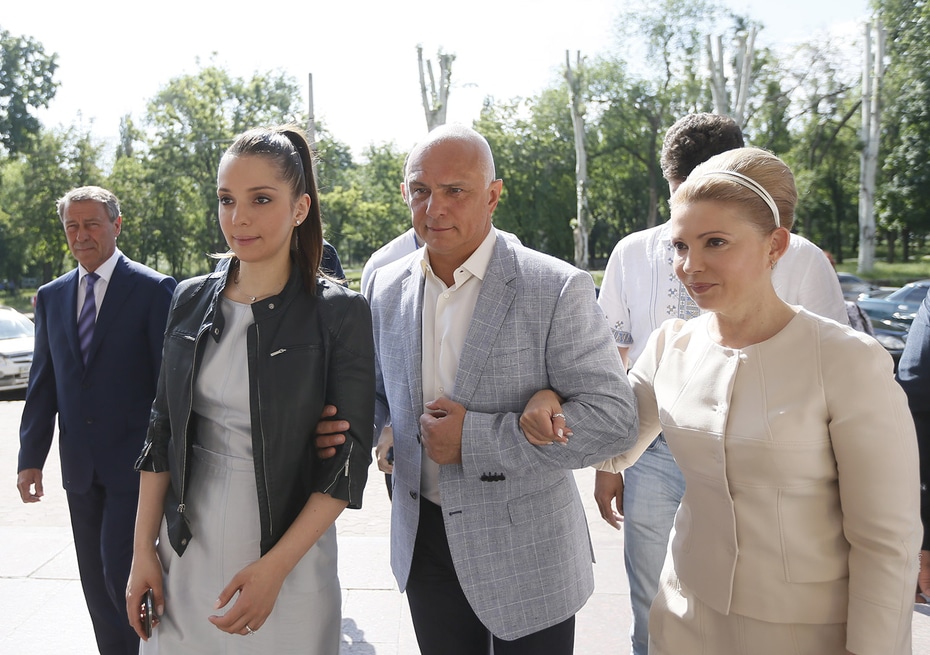 Юлия Тимошенко с дочерью и мужем