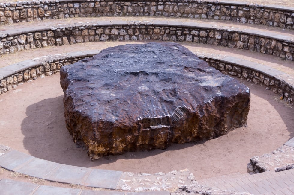 Goba is the largest meteorite found. It is also the largest naturally occurring piece of iron on Earth.
