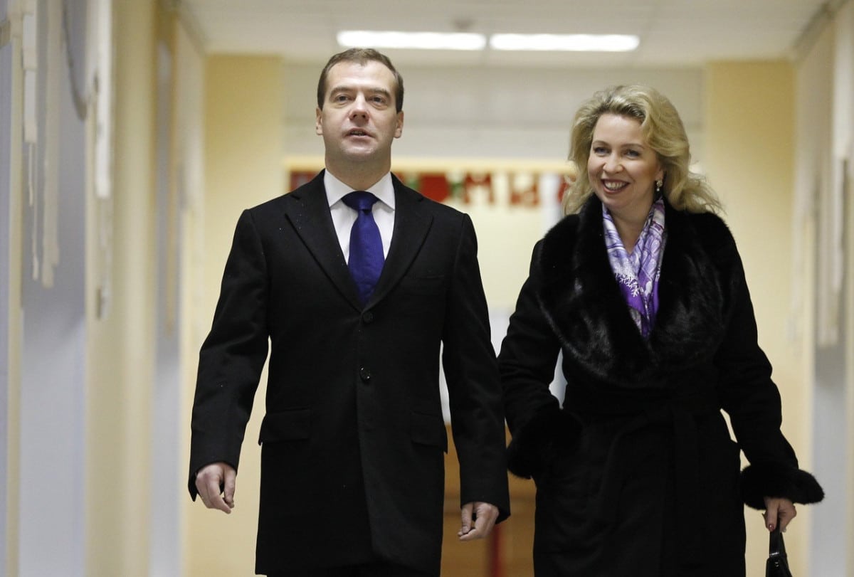 Жена Дмитрия Медведева – Светлана Медведева