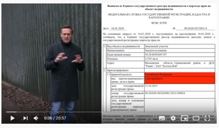 Навальный про Мишустина