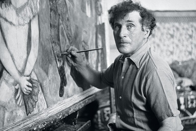 Marc Chagall is een zelfverzekerde kunstenaar