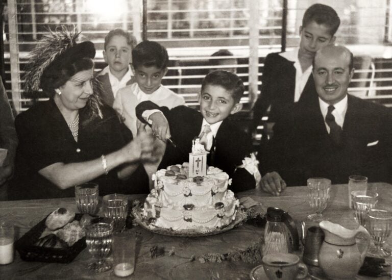 A young Mario Molina enjoys a birthday with his family in Mexico City
