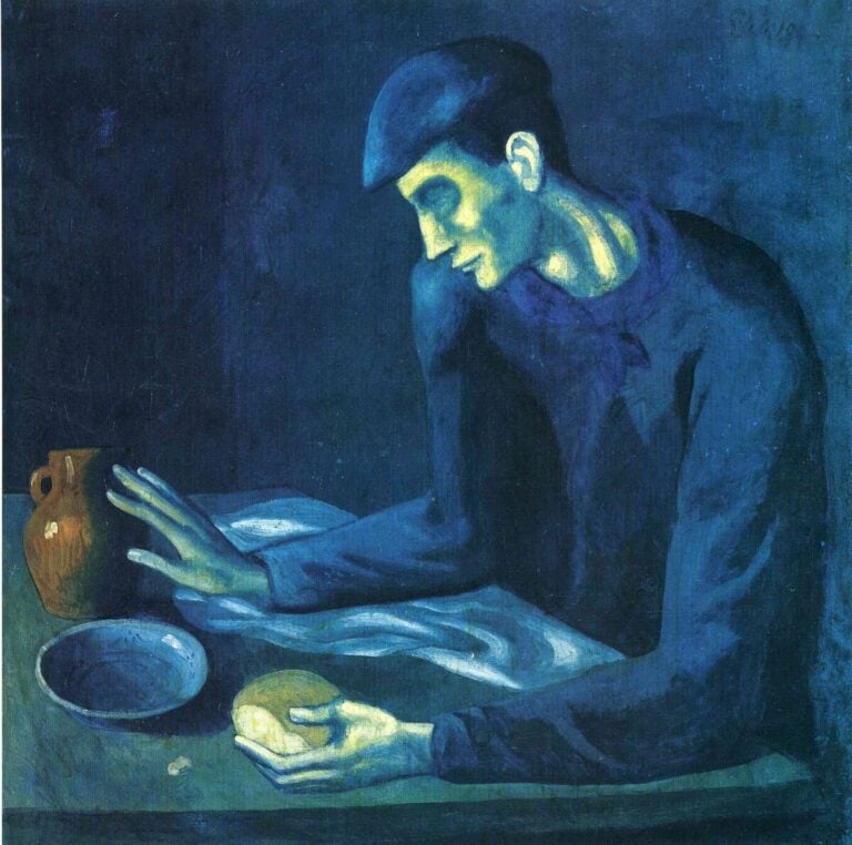 Pablo Picasso - Breakfast of a Blind Man 1903