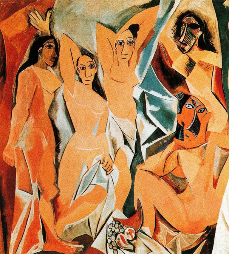 Pablo Picasso - The girls of Avignon 1907.