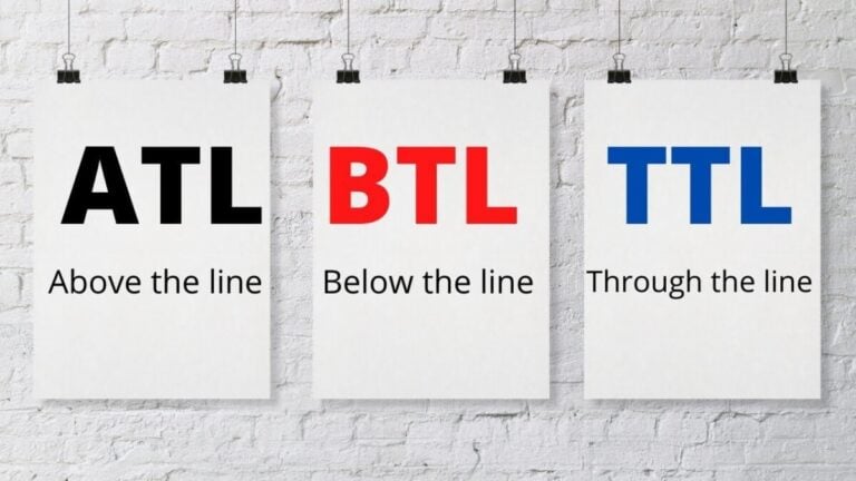 ATL, BTL and TTL marketing: features, differences and examples
